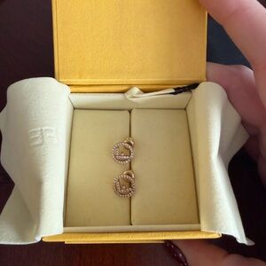 F is Fendi earrings
